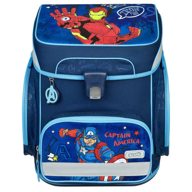 Scooli EasyFit - Schulranzen Set 5tlg. (Avengers) - Markenkoffer
