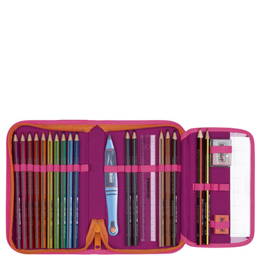 Scout Alpha DIN - Schulranzen Set 4 tlg. (Florida Sunset) - Markenkoffer