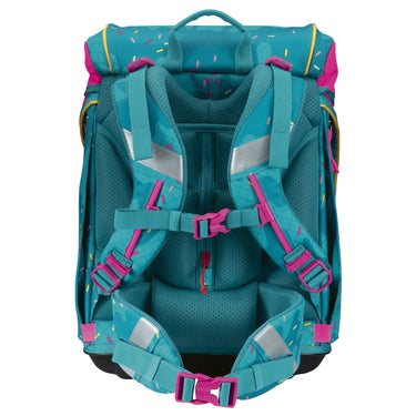 Scout Alpha DIN - Schulranzen Set 4 tlg. (Happy Confetti) - Markenkoffer