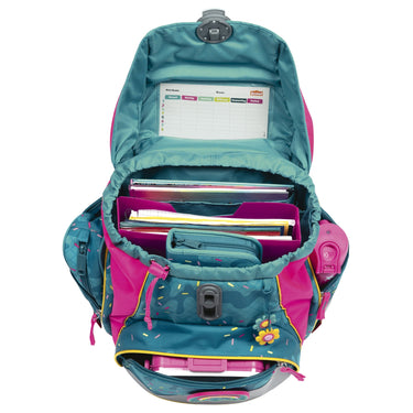 Scout Alpha DIN - Schulranzen Set 4 tlg. (Happy Confetti) - Markenkoffer