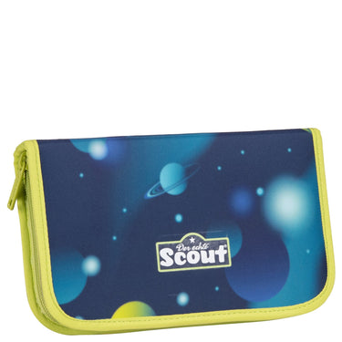 Scout Alpha Exklusiv LED - Schulranzen Set 4tlg. (Planes) - Markenkoffer
