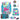 Scout Alpha Exklusiv Safety Light - Schulranzen Set 5tlg. (Happy Rainbow) - Markenkoffer