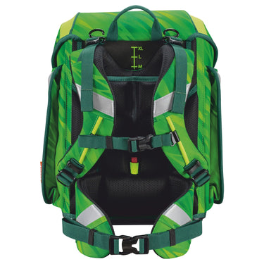 Scout Genius DIN - Schulranzen Set 4 tlg. mit Turnbeutel (Dino Rex) - Markenkoffer