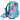 Scout Genius Exklusiv Safety Light - Schulranzen Set 5tlg. (Happy Rainbow) - Markenkoffer