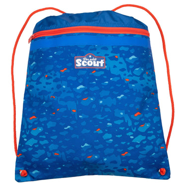 Scout Genius Exklusiv Superflash - Schulranzen Set 4tlg. (Blue Dino) - Markenkoffer