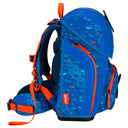 Scout Genius Exklusiv Superflash - Schulranzen Set 4tlg. (Blue Dino) - Markenkoffer