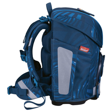 Scout Micro Exklusiv LED - Schulranzen Set 4 tlg. (Rocket Rider) - Markenkoffer