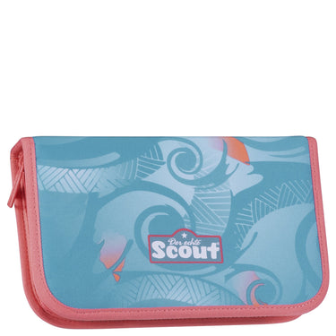 Scout Micro Exklusiv Safety Light - Schulranzen Set 4 tlg. (Aloha) - Markenkoffer