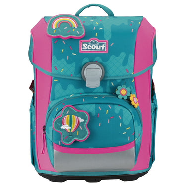 Scout Neo DIN - Schulranzen Set 4tlg. (Happy Confetti) - Markenkoffer