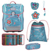 Scout Neo Exclusivo Safety Light - Set de mochila escolar de 5 piezas (Aloha)