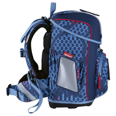 Scout Neo Exklusiv Safety Light - Schulranzen Set 5 tlg. (Space Explorer) - Markenkoffer