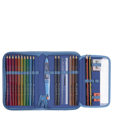 Scout Neo Exklusiv Safety Light - Schulranzen Set 5 tlg. (Space Explorer) - Markenkoffer