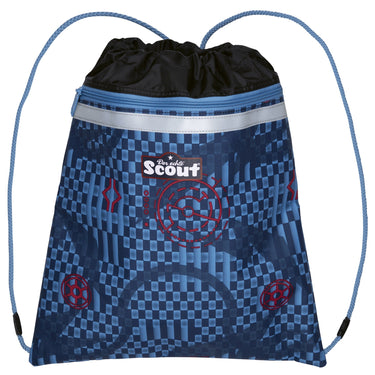 Scout Neo Exklusiv Safety Light - Schulranzen Set 5 tlg. (Space Explorer) - Markenkoffer