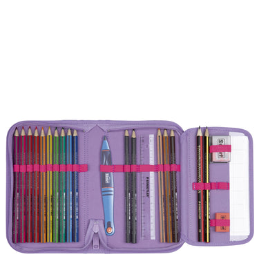 Scout Neo Exklusiv Superflash Extreme - Schulranzen Set 4tlg. (Heartbeat) - Markenkoffer