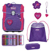 Scout Neo Exclusivo Superflash Extreme - Set de mochila escolar 4 piezas (Heartbeat)