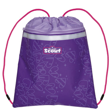 Scout Neo Exklusiv Superflash Extreme - Schulranzen Set 4tlg. (Heartbeat) - Markenkoffer