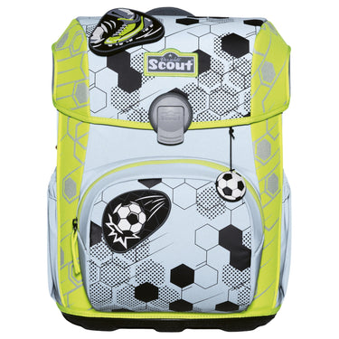 Scout Neo Exklusiv Superflash Extreme - Schulranzen Set 4tlg. (Soccer Star) - Markenkoffer