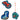 Scout Neo Exklusiv Superflash - Schulranzen Set 4tlg. (Blue Dino) - Markenkoffer