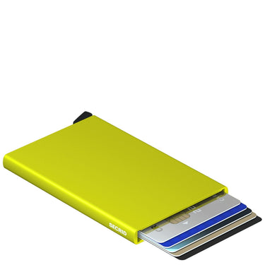 Secrid Cardprotector - Kreditkartenetui 6 cm RFID (lime) - Markenkoffer