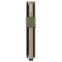 Secrid Liba Bandwallet - Geldbörse 6cc 10.2 cm RFID (black - olive) - Markenkoffer