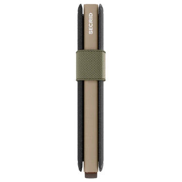 Secrid Liba Bandwallet - Geldbörse 6cc 10.2 cm RFID (black - olive) - Markenkoffer
