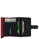 Secrid Matte Miniwallet - Geldbörse RFID 6.5 cm (black - red) - Markenkoffer