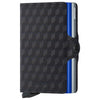 Secrid Optical Twinwallet - Wallet 16cc 10 cm RFID (titanium-blue)
