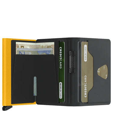 Secrid TPU Bandwallet - Geldbörse 4cc RFID 10 cm (black - ochre) - Markenkoffer
