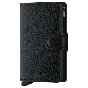 Secrid Vegetable Tanned Miniwallet - Geldbörse RFID 6.5 cm (black - black) - Markenkoffer