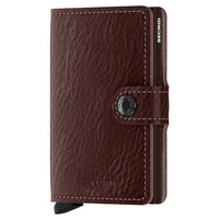 Secrid Vegetable Tanned Miniwallet - Geldbörse RFID 6.5 cm (espresso - brown) - Markenkoffer
