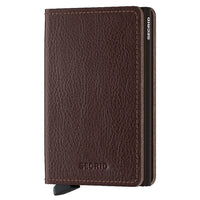 Secrid Vegetable Tanned Slimwallet - Geldbörse RFID 6.8 cm (espresso brown) - Markenkoffer
