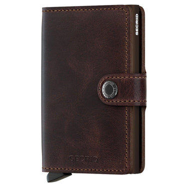 Secrid Vintage Miniwallet - Geldbörse RFID 6.5 cm (chocolate) - Markenkoffer