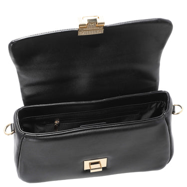 Seidenfelt Dalarna - Schultertasche 30 cm (black/gold) - Ansicht 6