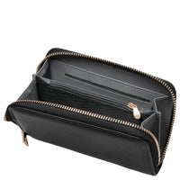 Seidenfelt Ebba - Geldbörse 4cc 15 cm (matt black) - Markenkoffer