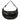 Seidenfelt Glossy Nylon Norrlida Halfmoon - Schultertasche 45 cm (black) - Markenkoffer