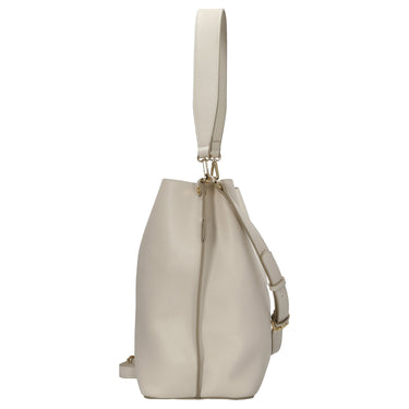 Seidenfelt Lilla Ro Midi Hobo - Schultertasche 30 cm (cream) - Markenkoffer