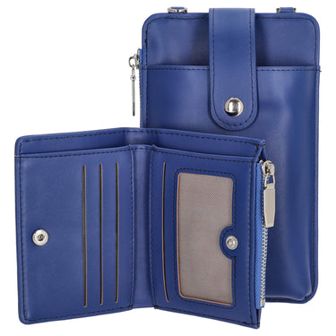 Seidenfelt Medja - Handytasche 18 cm (galactic blue) - Markenkoffer