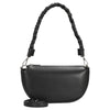Seidenfelt Melbu Halfmoon - Bolso de hombro 28 cm (negro)