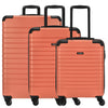 Somko Line - Set de maletas de 4 ruedas 3 piezas (coral)