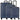 Somko Line - 4 - Rollen - Trolley Set 3tlg. (navy) - Markenkoffer