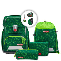 Step by Step Basis - Schulranzen Set 4tlg. (Green Grafics) - Markenkoffer