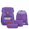 Step by Step Basis - Schulranzen Set 4tlg. (Purple Konfetti) - Markenkoffer