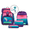 Step by Step Cloud Ocean - Set de mochila escolar 5 piezas (Dolphin Lana)