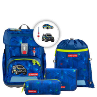 Step by Step Cloud - Schulranzen Set 5tlg. (Police Truck Charly) - Markenkoffer