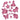 Step by Step Reflektierendes Sticker - Set (rot) - Markenkoffer