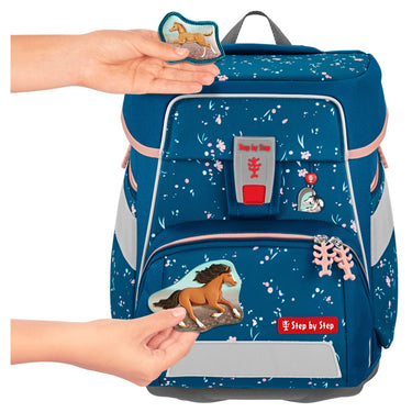 Step by Step Space - Schulranzen Set 5tlg. (Wild Horse Ronja) - Markenkoffer