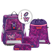 Step by Step Space Shine - Schulranzen Set 5tlg. (Butterfly Night Ina) - Markenkoffer