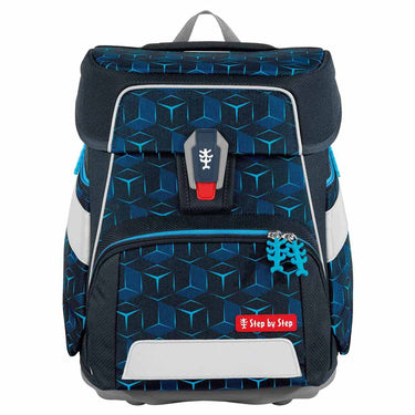 Step by Step Space Shine - Schulranzen Set 5tlg. (Shark Dexter) - Markenkoffer