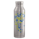 Step by Step Zubehör 500 ml Isolierte Edelstahl - Trinkflasche (Blau/Gelb)