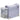 Stokke® JetKids™ Reiseset BedBox 46 cm Set 2 tlg. - 4 - Rollen - Kabinentrolley (arctic blue) - Markenkoffer